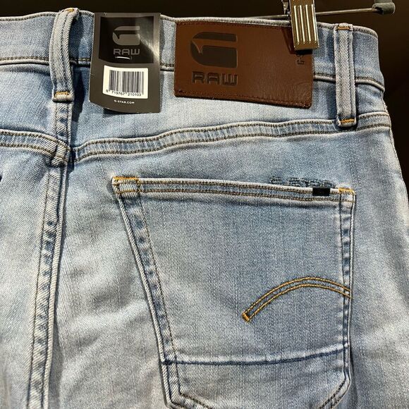 NWT G-Star Men's Light Blue Slim Jeans - Picture 3 of 4